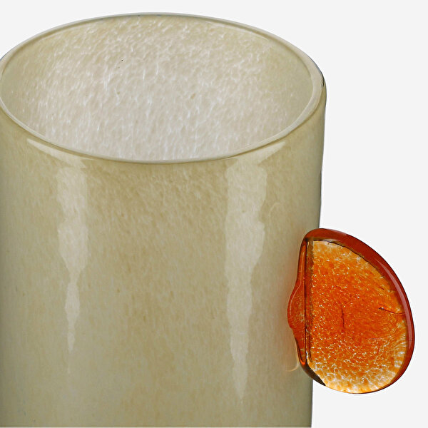 Rose & Tulipani Milano Pastello Sarı Cam Vazo-2