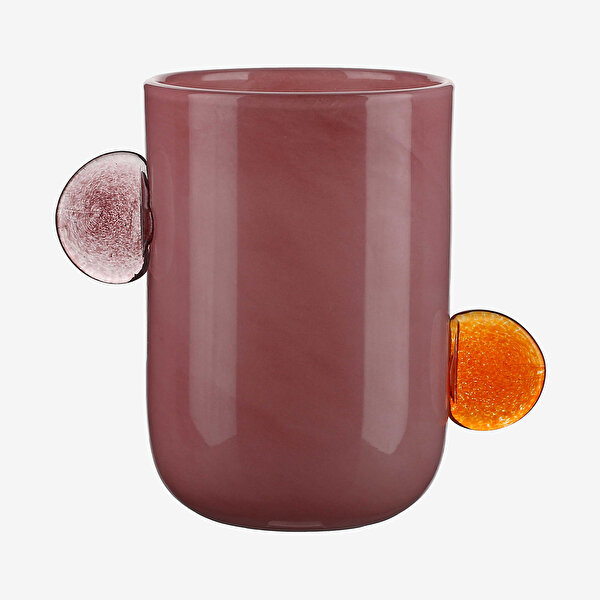 Rose & Tulipani Milano Pastello Pembe Cam Vazo