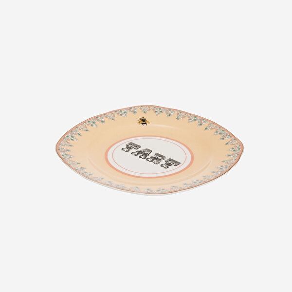 Yvonne Ellen Animals Beyaz Porselen Pasta Tabağı-7