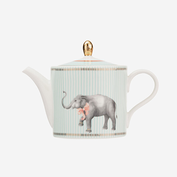 Yvonne Ellen Animals Yeşil Porselen Demlik