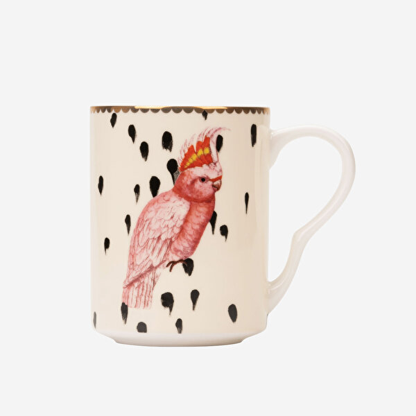 Yvonne Ellen Animals Beyaz Porselen Kupa