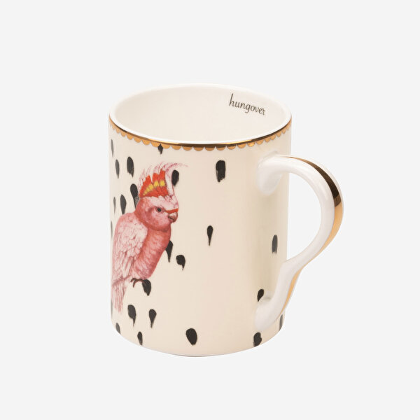 Yvonne Ellen Animals Beyaz Porselen Kupa-1