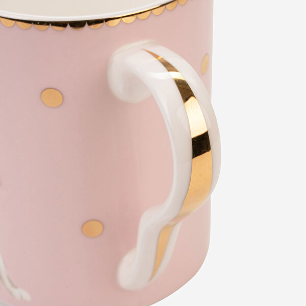 Yvonne Ellen Animals Pembe Porselen Kupa-3