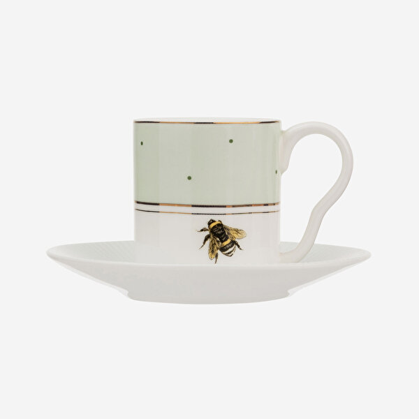 Yvonne Ellen Animals Pembe Porselen Kahve Fincan Seti-4