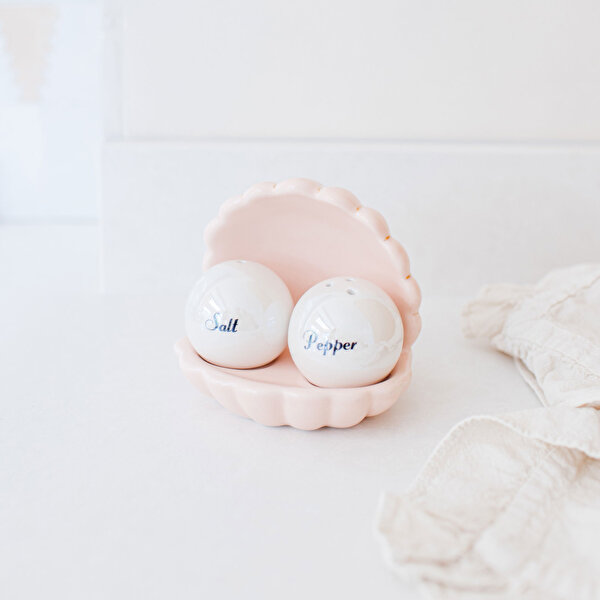 Yvonne Ellen Animals Pembe Stoneware Tuzluk Ve Biberlik-1