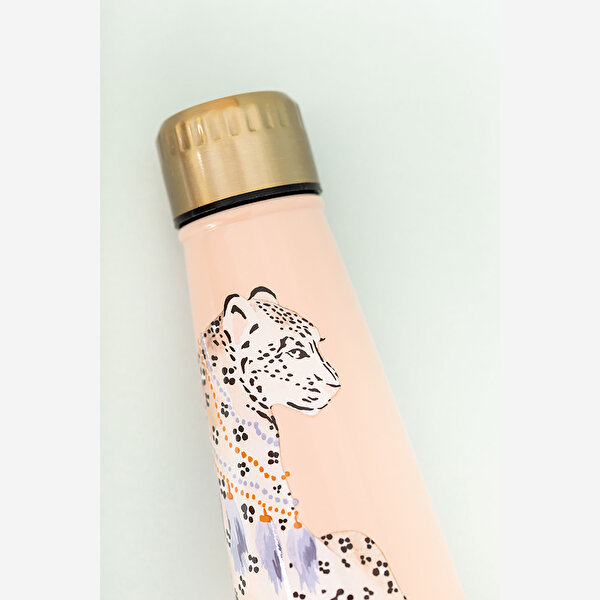 Yvonne Ellen Animals Pembe Paslanmaz Çelik Termos-4