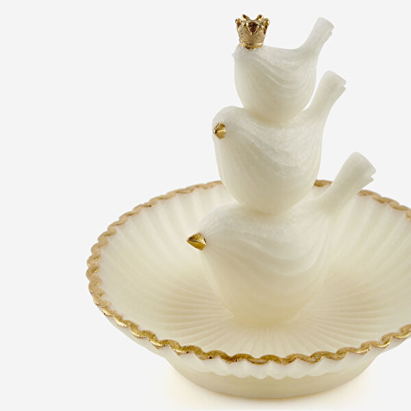 Chiara Alessi Beyaz Poliresin Dekoratif Obje-1