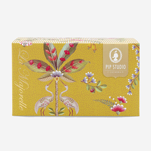 Pip Studio La Majorelle Sarı Porselen Çay Fincan Seti-2