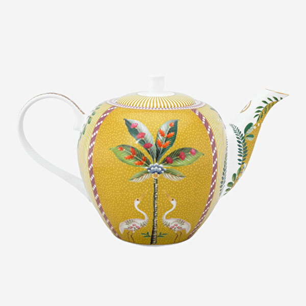 Pip Studio La Majorelle Sarı Porselen Demlik-5